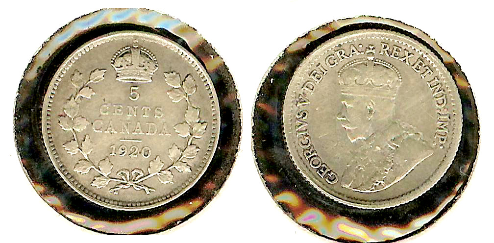 Canada 5 cents 1920 TTB-